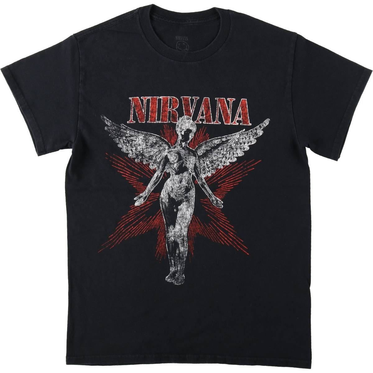 古着 NIRVANA ニルヴァーナ バンドTシャツ バンT メンズS相当/eaa652704