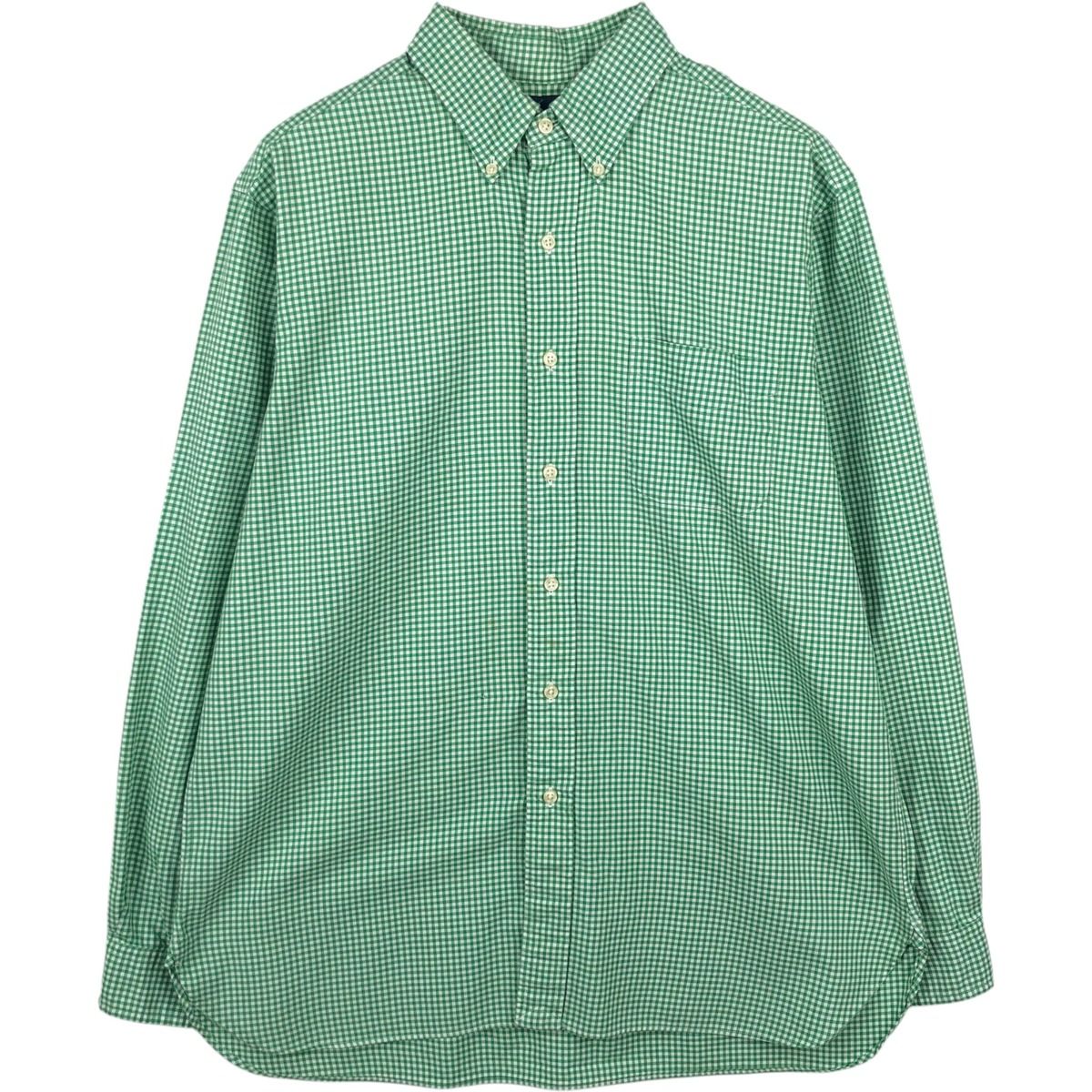 古着 ラルフローレン Ralph Lauren ギンガムチェック 長袖 ボタンダウンチェックシャツ メンズL相当/eaa649270