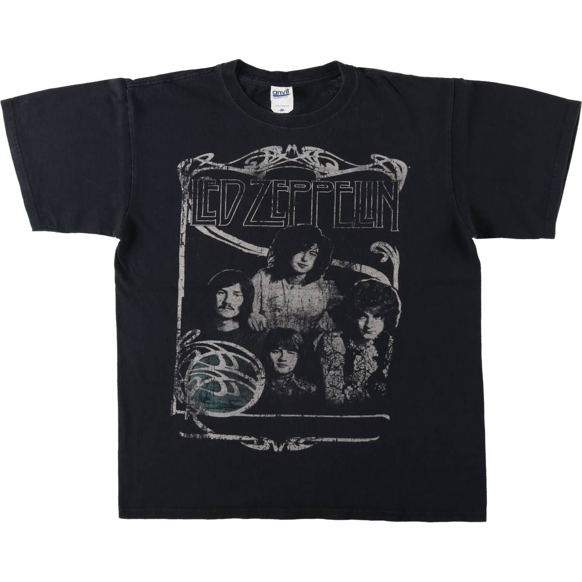 古着 アンビル Anvil Led Zeppelin レッドツェッペリン バンドTシャツ バンT メンズM相当/eaa651843