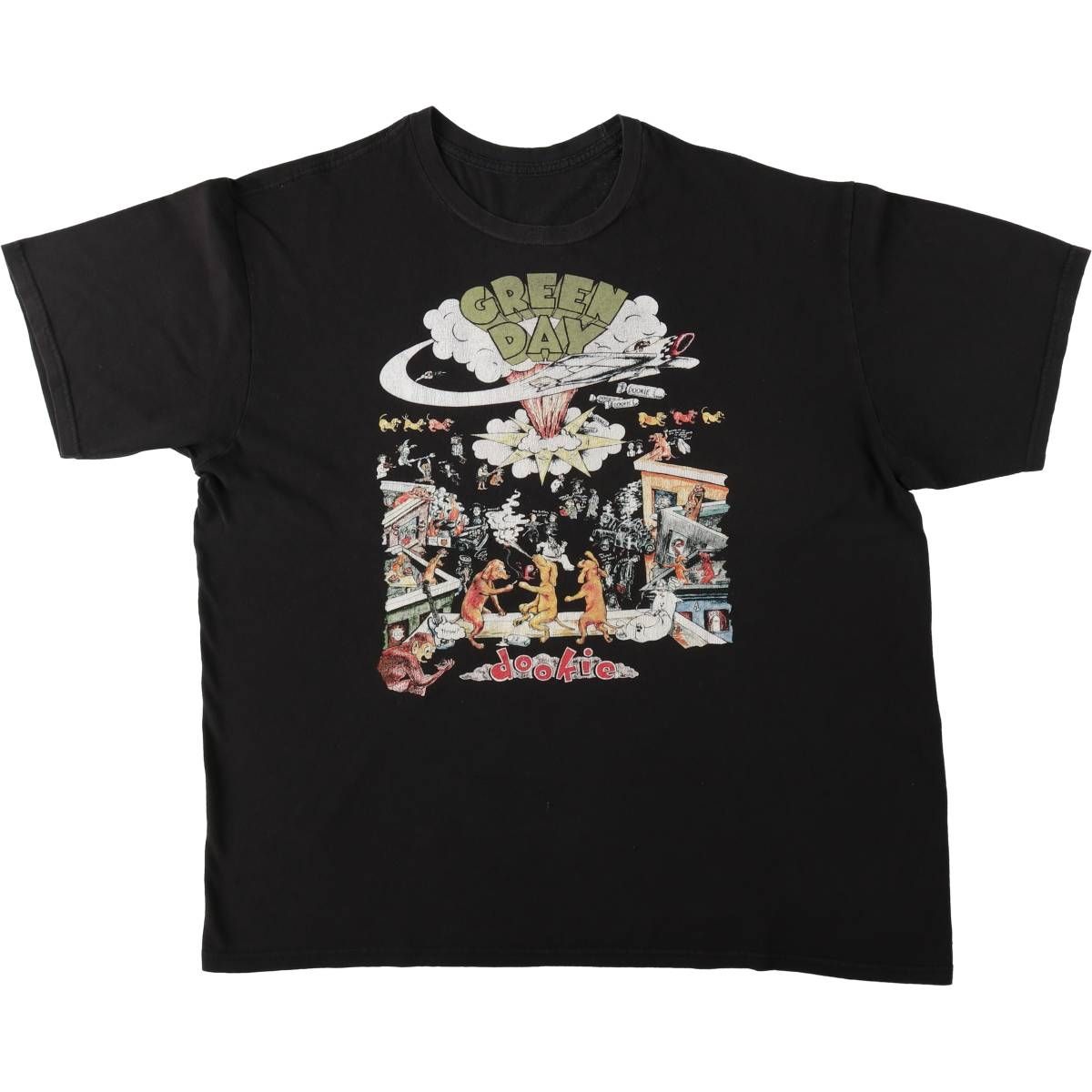 古着 GREEN DAY グリーンデイ バンドTシャツ バンT メンズL相当/eaa651855
