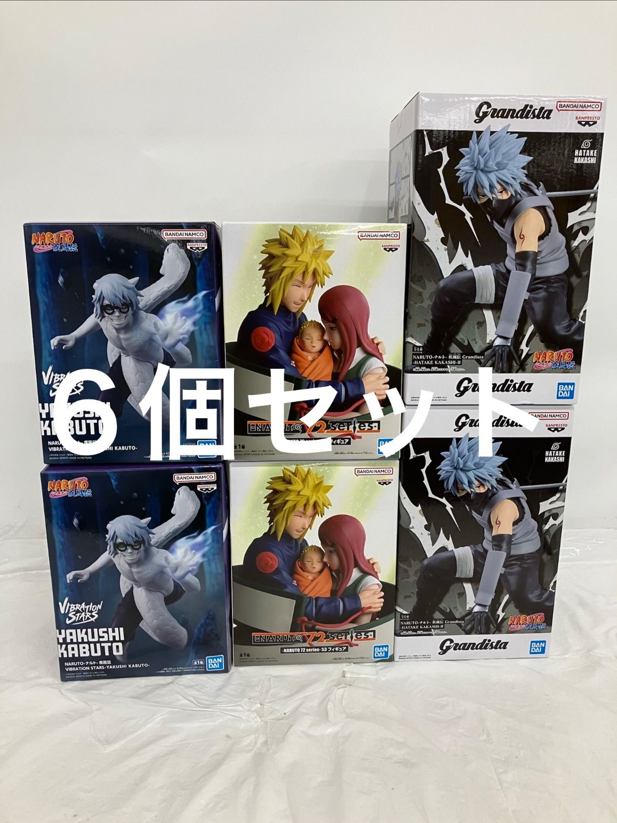 未開封 NARUTO 疾風伝 フィギュア 3種6個セット LF6A22 f101 - メルカリ