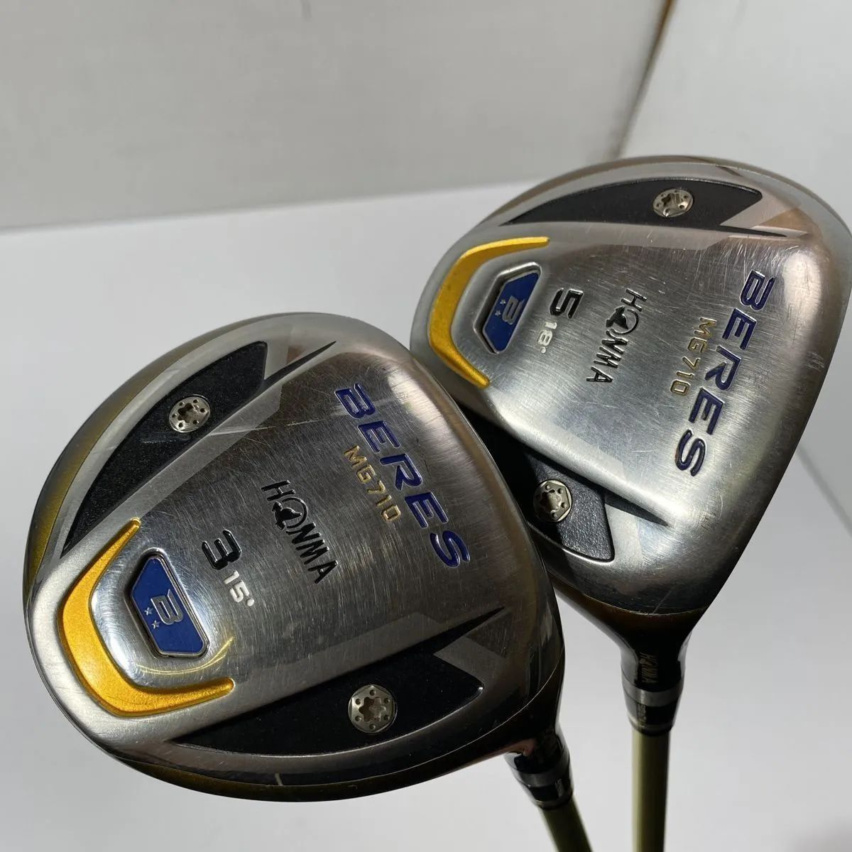 ホンマ HONMA BERES MG710 5w-18° / 3w-15° 男性右利き 男性右利き 純正カーボン flex R BBL0429K/大4212