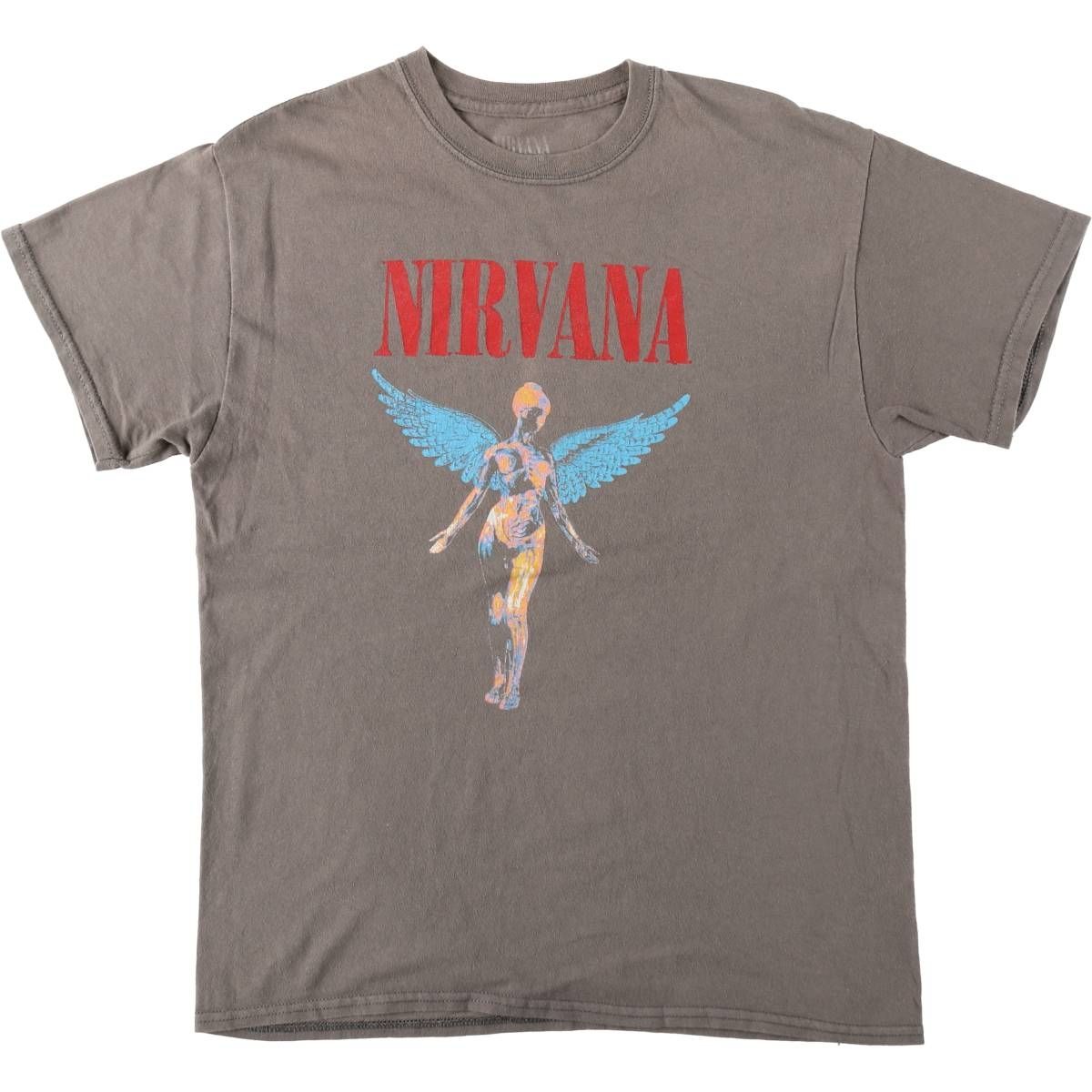 古着 NIRVANA ニルヴァーナ バンドTシャツ バンT メンズM相当/eaa652912