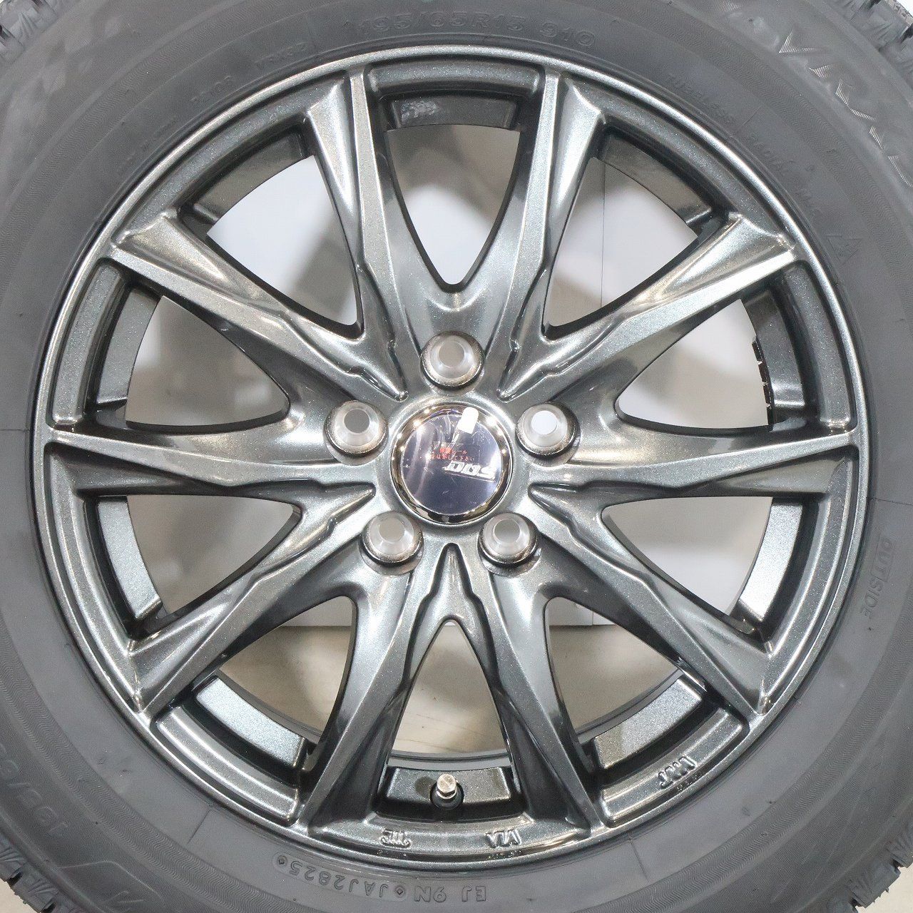 プリウス　カローラスポーツなど　ブリヂストン　スタッドレス　195/65R15 未使用】プリウス カローラ CT 等 4本 社外 15インチ 6J +43 5H PCD100