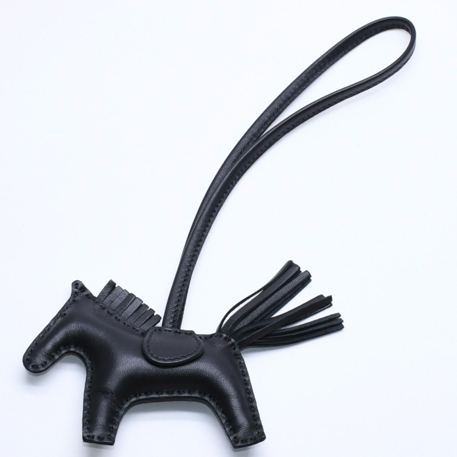 極美品 HERMES エルメス チャーム バッグチャーム ロデオPM SO BLACK