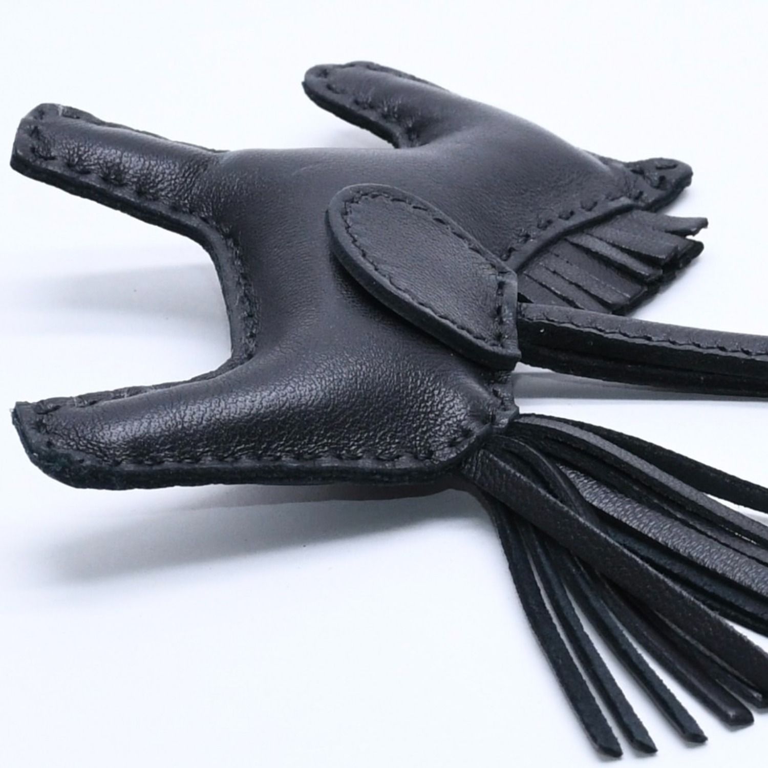 極美品 HERMES エルメス チャーム バッグチャーム ロデオPM SO BLACK 