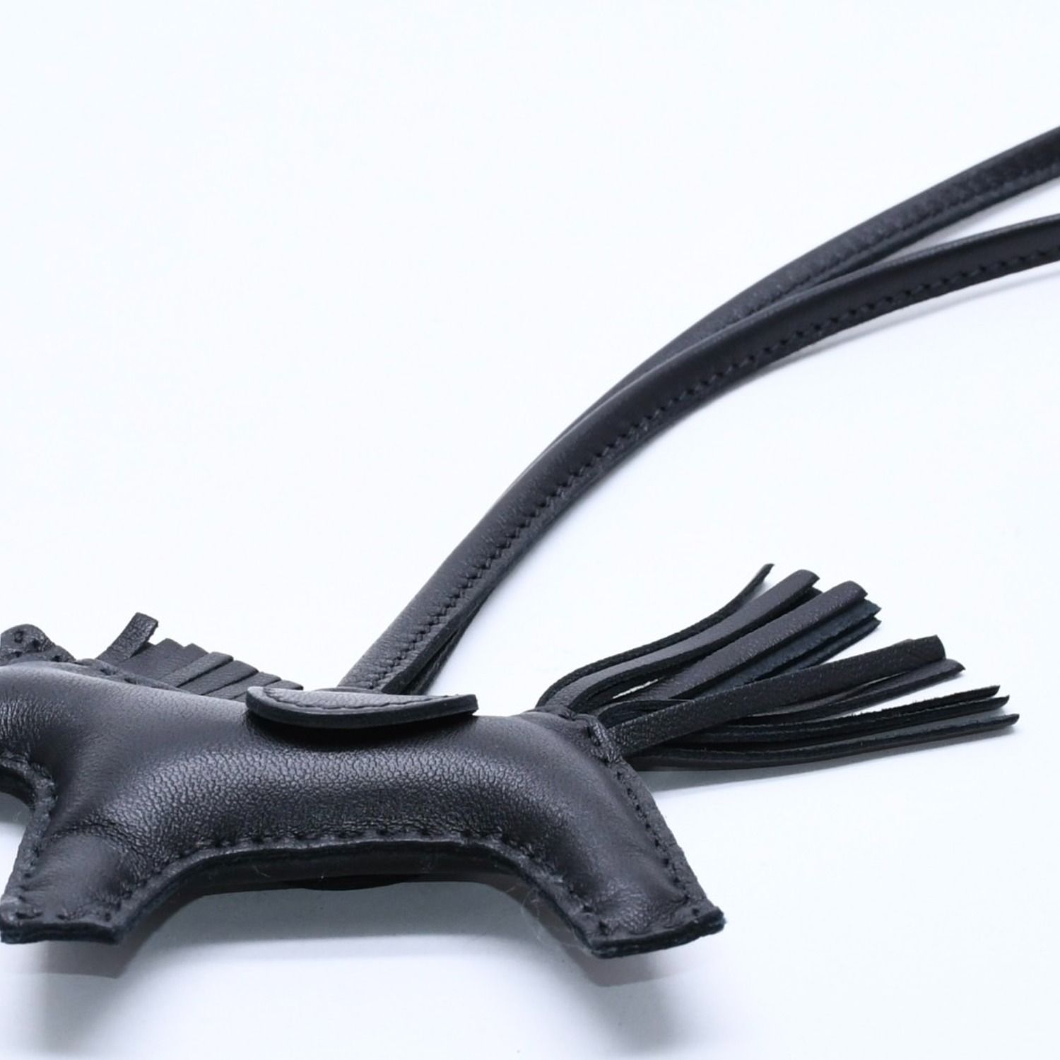 極美品 HERMES エルメス チャーム バッグチャーム ロデオPM SO BLACK 