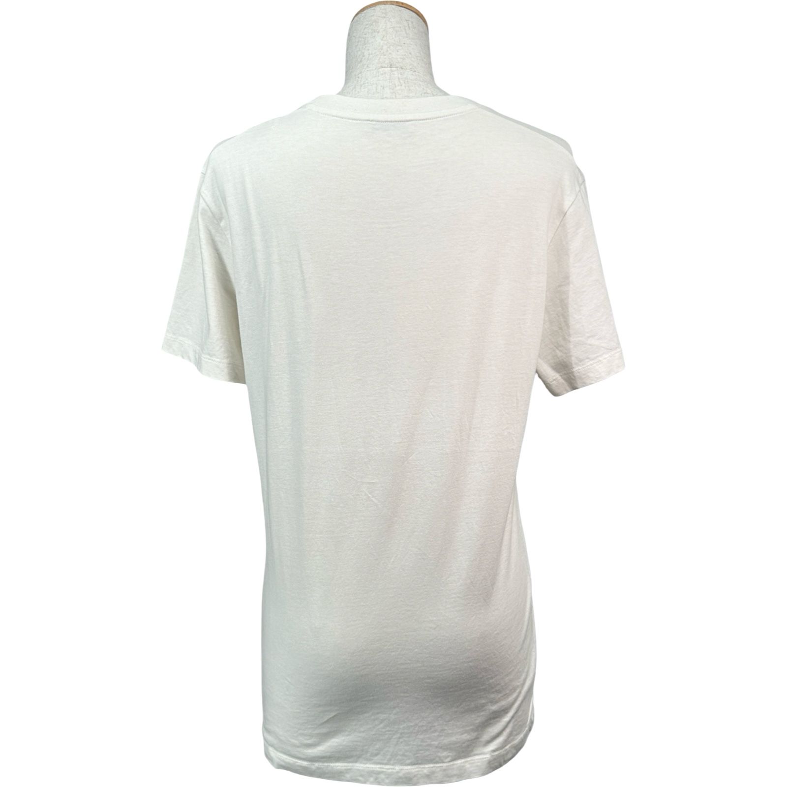 モンクレール MONCLER ビジューロゴTシャツ ホワイト コットン 