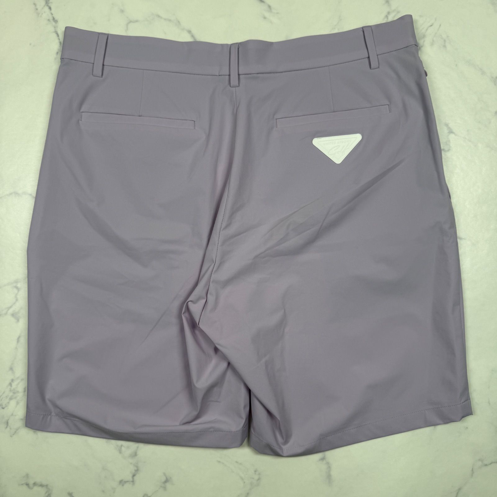 美品　UNITED ARROWS GOLF ハーフパンツ メンズXL パープル ゴルフショーツ