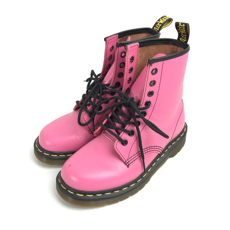 【中古品】 DR.MARTENS ドクターマーチン 1460 SMOOTH スムースレースアップブーツ カラー PINK SIZE:UK4 8ホール 靴 【167-260623-ky-07-fuzh】