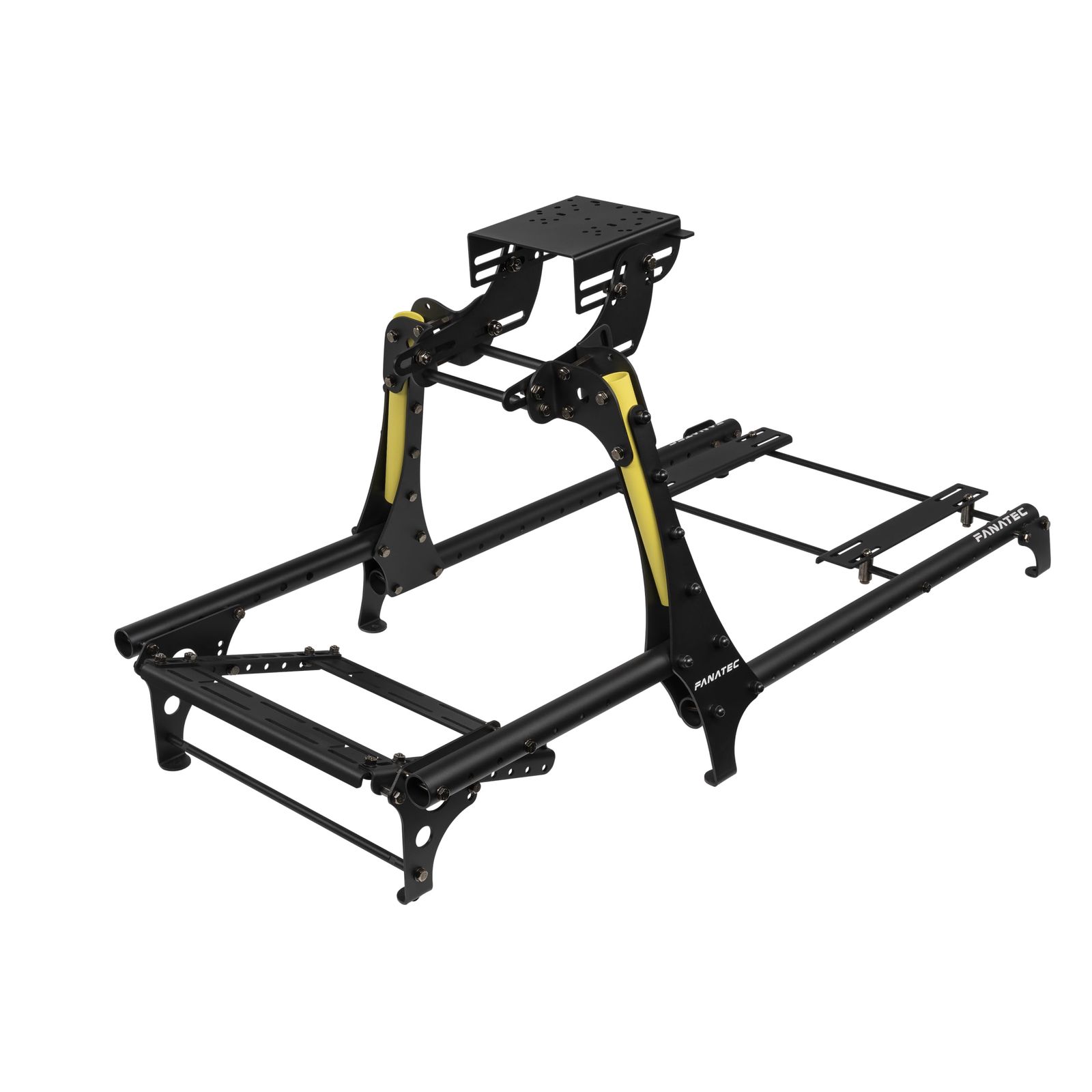 FANATEC CSL シムレーシング Cockpit V1.5 - 軽量で高耐久、アルミ製チューブとスチール製ブラケット、なユニバーサルホイールベースマウントブラケットと、GTドライビングポジション - 黒 CRD-9010009-WW