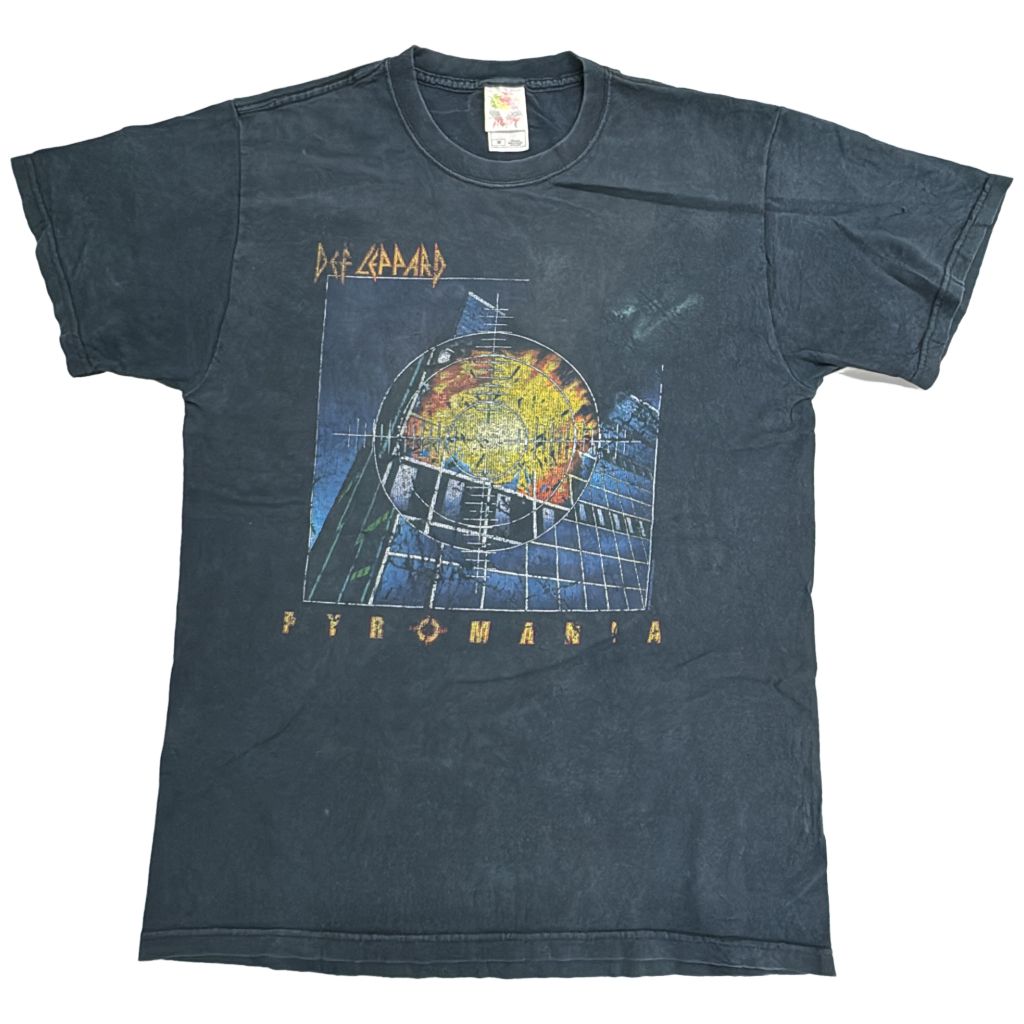 Def Leppard デフ・レパード 半袖Ｔシャツ バンド ブラック(メンズ M)中古 古着 Y4016
