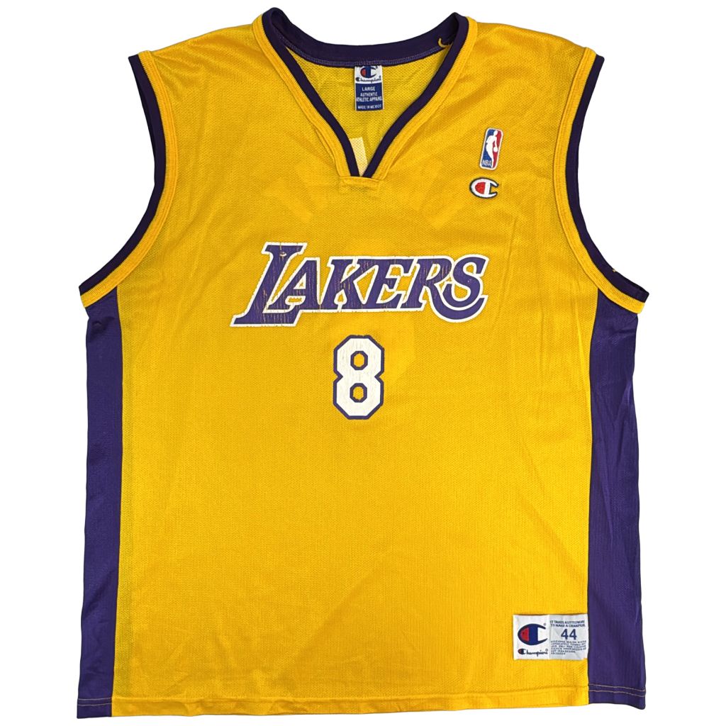 Champion チャンピオン NBA ロサンゼルス・レイカーズ コービー・ブライアント ユニフォーム プロチーム バスケ(メンズ L)中古 古着 Y4063