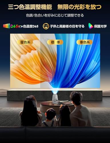 プロジェクター 家庭用【2026年進化モデル！ 28000LM・4K対応・最新