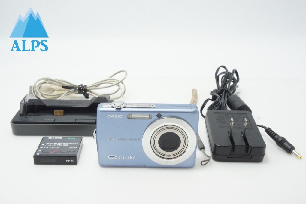 【特上美品】CASIO カシオ EXILIM EX-Z600 ブルー CASIO カシオ EXILIM EX-Z600 コンパクトデジタルカメラ ブルー