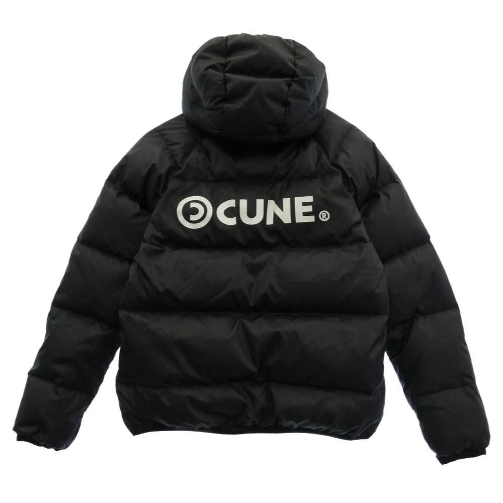 キューン CUNE 三毛猫柄 リバーシブル ダウンジャケット ブラック系 1