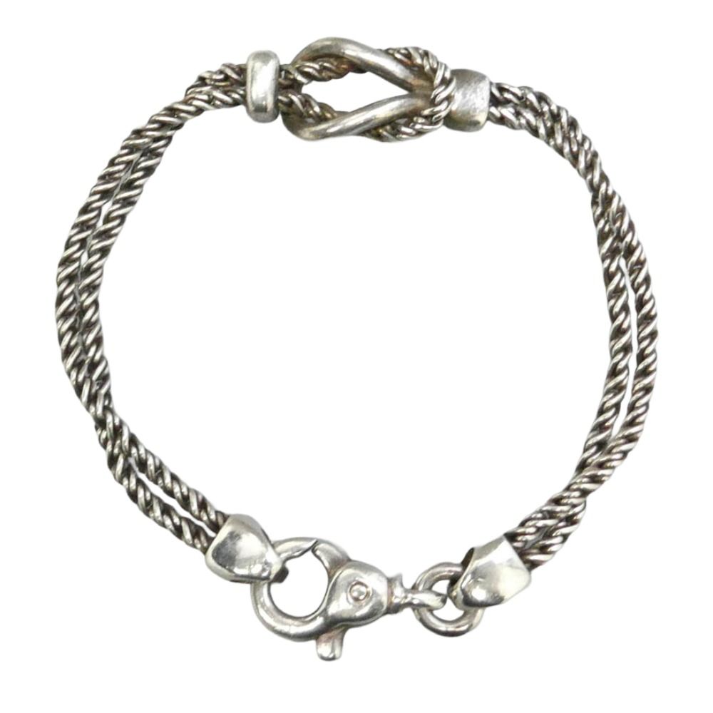 TIFFANY&Co. ティファニー センターノット ダブルロープ ブレスレット
