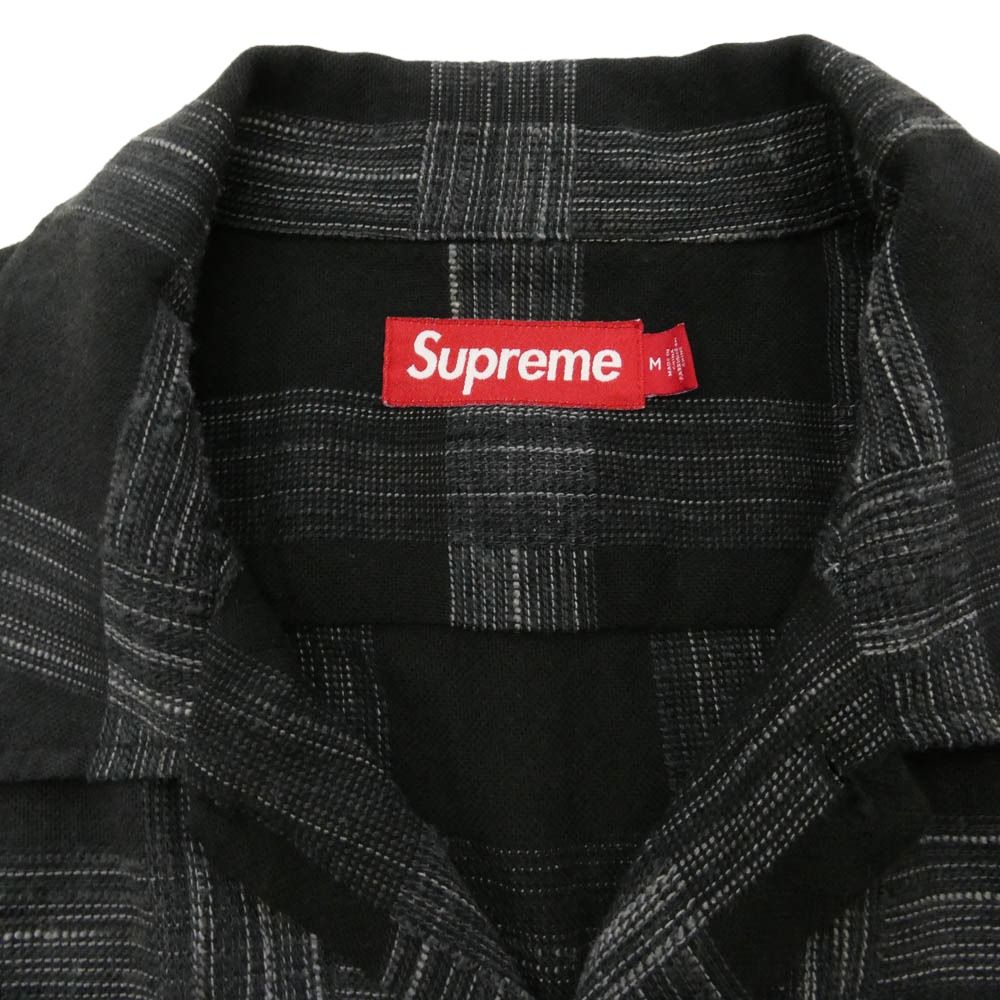 Supreme シュプリーム 23AW Woven Plaid Shirt クラッシック ロゴ刺繍