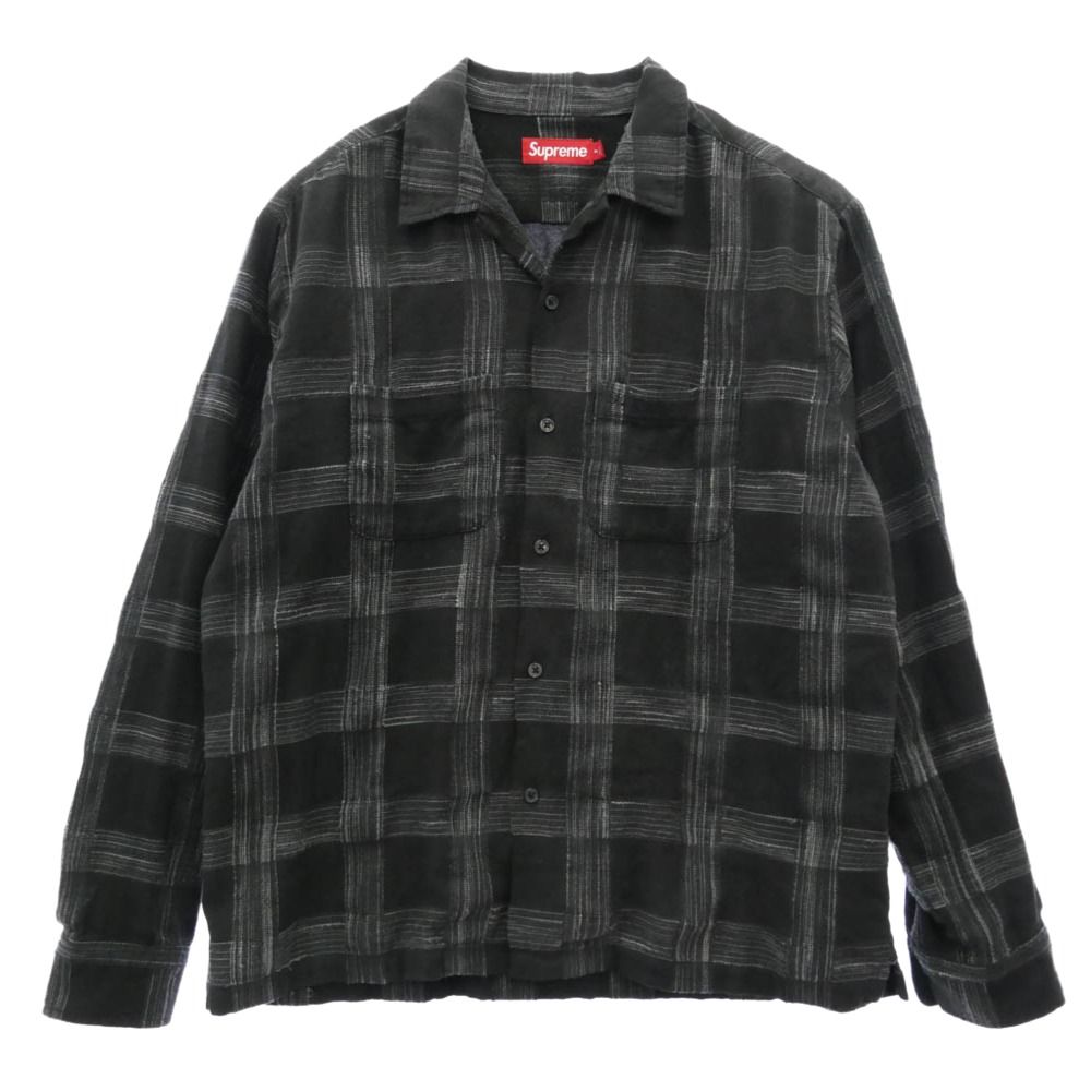 Supreme シュプリーム 23AW Woven Plaid Shirt クラッシック ロゴ刺繍