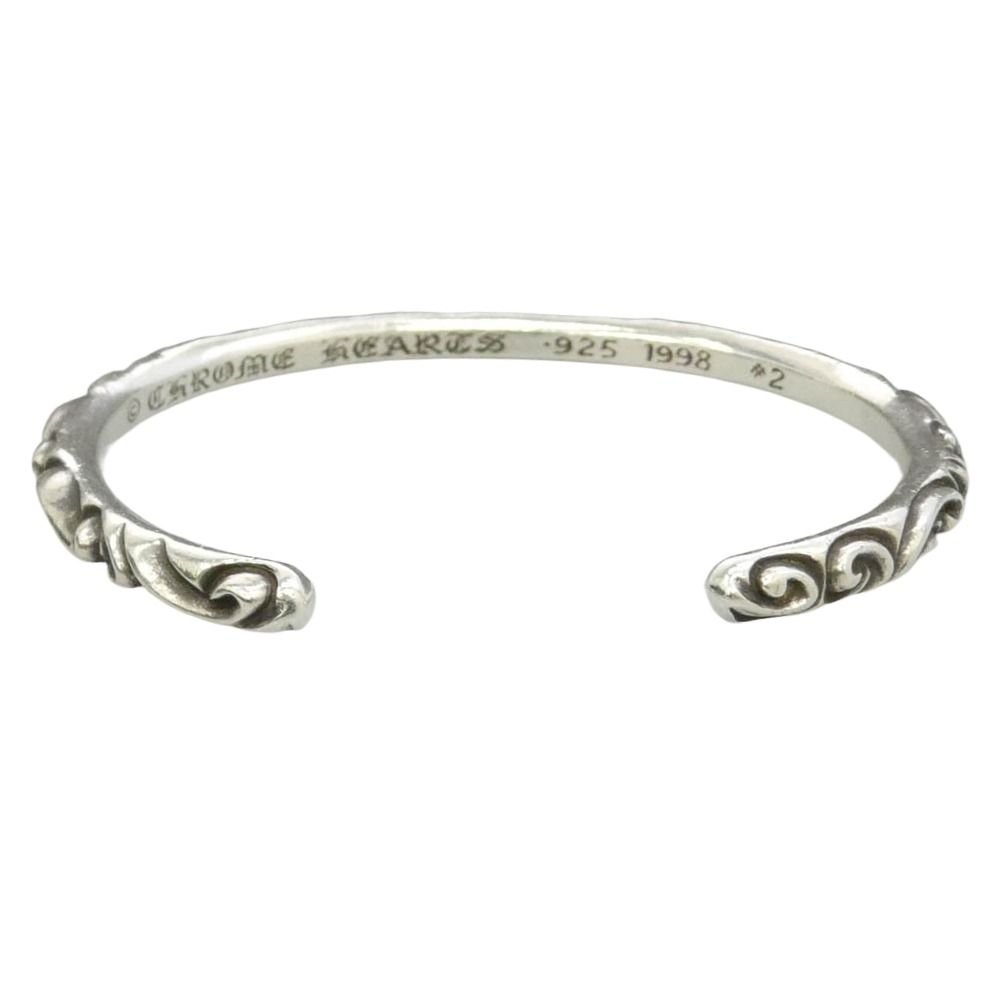 CHROME HEARTS クロムハーツ（原本無） ＃2 BANGLE SCROLL スクロール