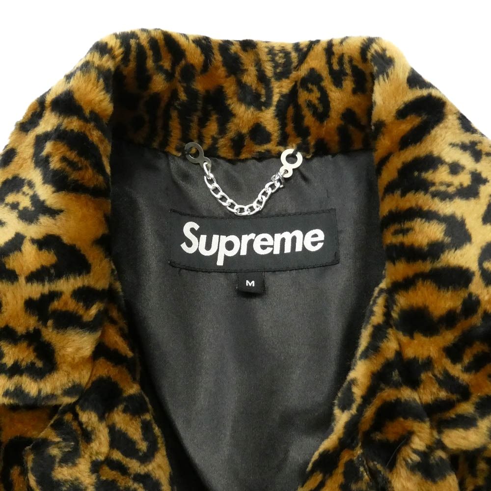 Supreme シュプリーム 16AW Leopard Faux Fur Coat レオパード
