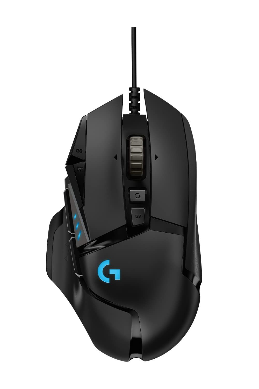 Logicool G ゲーミングマウス G502 有線 USB 接続 マウス HERO 25Kセンサー G502RGBhr LIGHTSYNC RGB 11個プログラムボタン FPS / MMO / RPG ブラック PC windows mac 国内正規品
