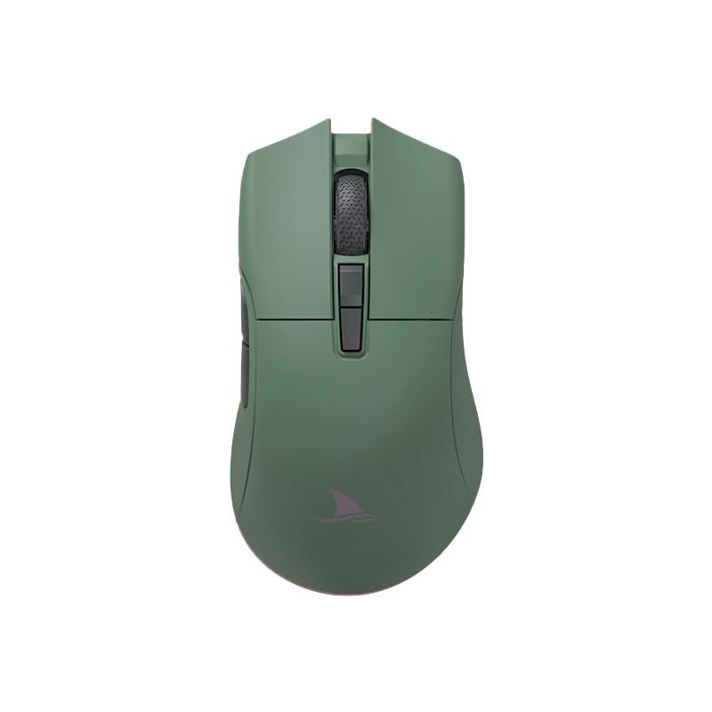 Darmoshark N3 ERGONOMIC 2K ワイヤレス ゲーミングマウス 軽量65グラム エルゴノミックデザイン PAW3395 26000dpi アップグレードモデル 【国内正規品】 (グリーン)