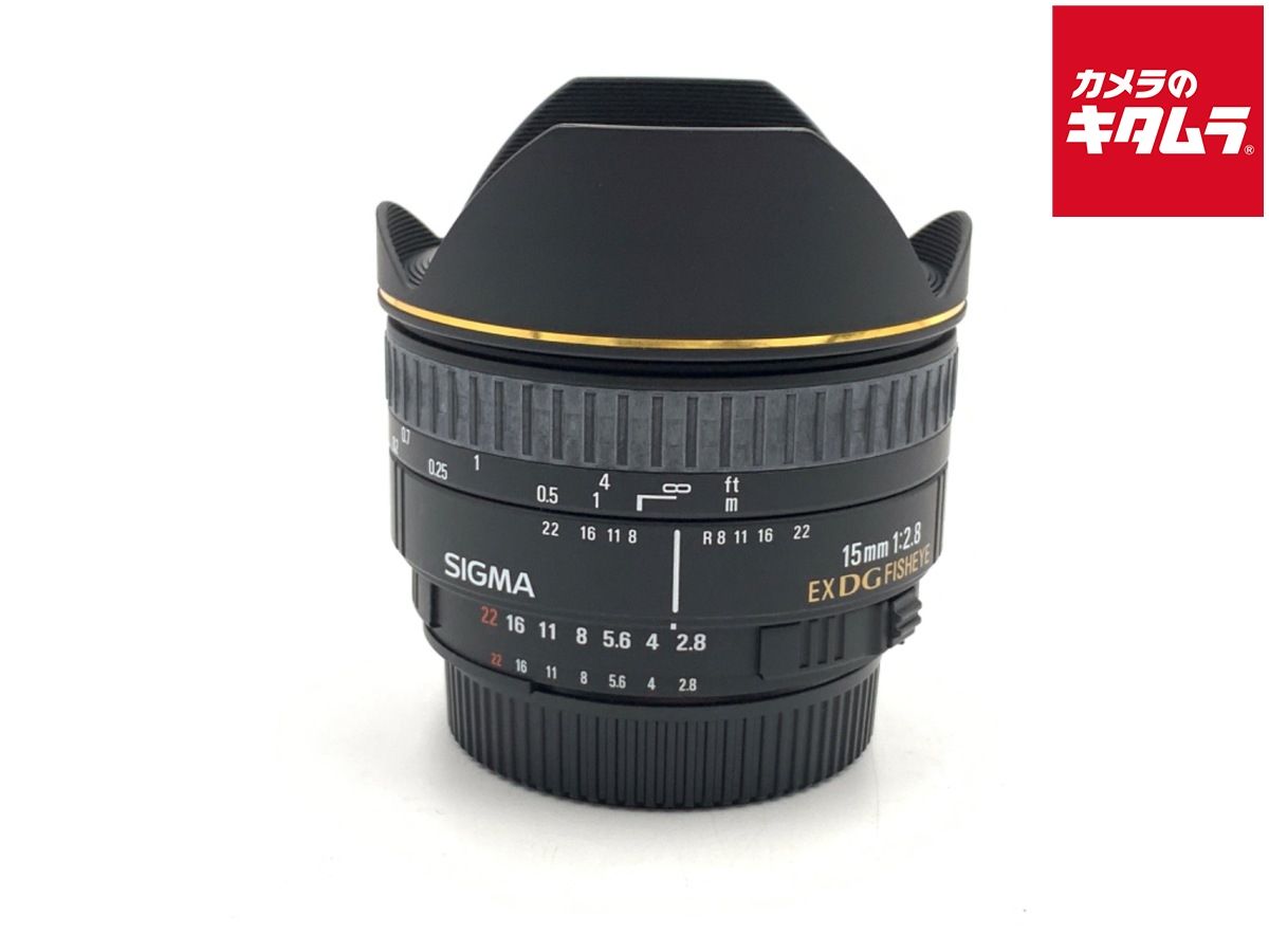 【中古】 【並品】 シグマ 15mm F2.8 EX DG DIAGONAL FISHEYE ニコン用