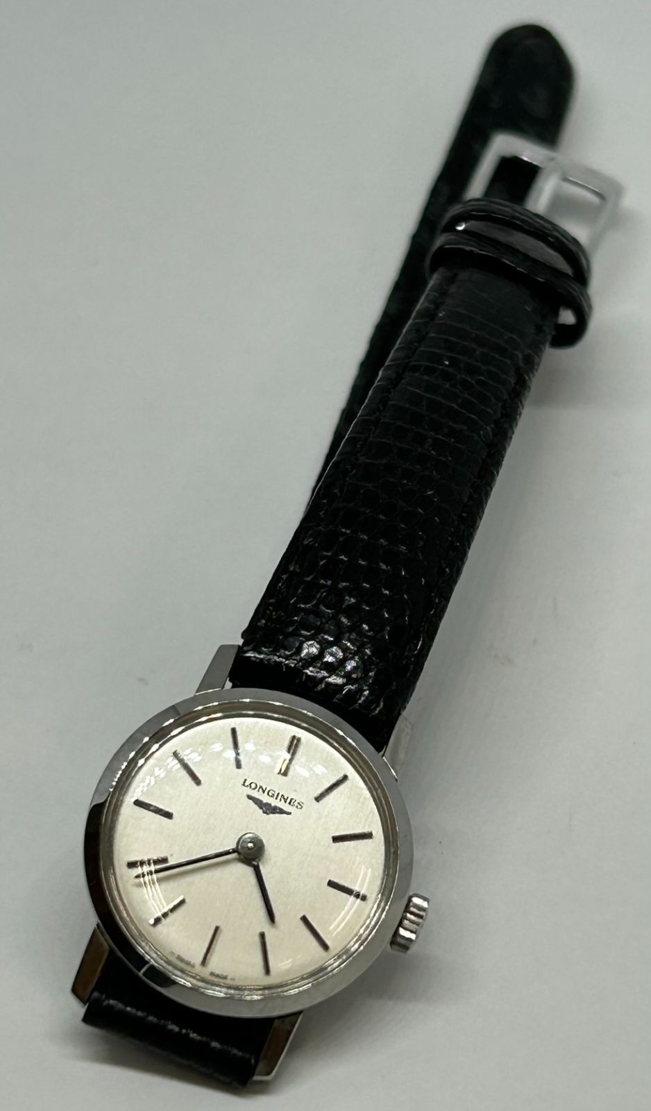 【加】稼働品 LONGINES 腕時計 手巻き ロンジン ヴィンテージ レザーベルト ビンテージ【8226SS】F23