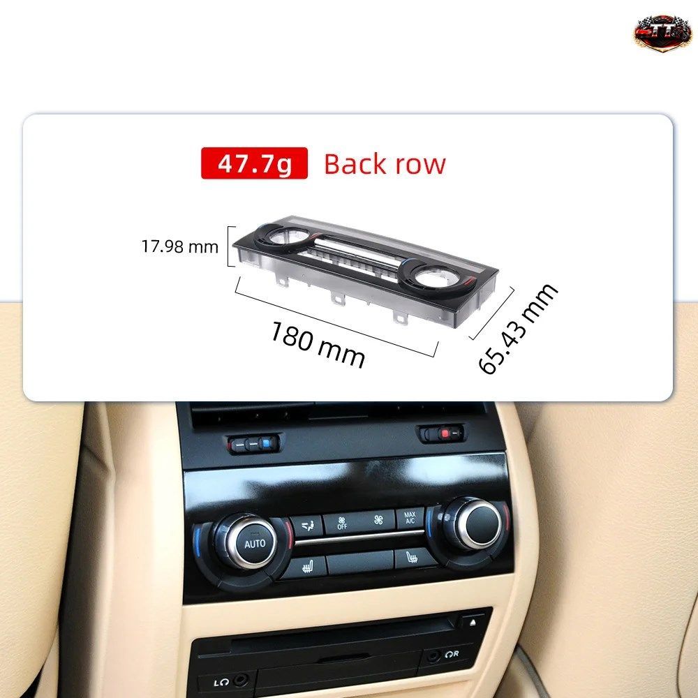 61319290751 車用リアエアコンパネル装飾リングトリム BMW 5 6 7 X5 X6 シリーズ F01 F02 F04 F06 F10 F11 F18 F15 F16 パーツ