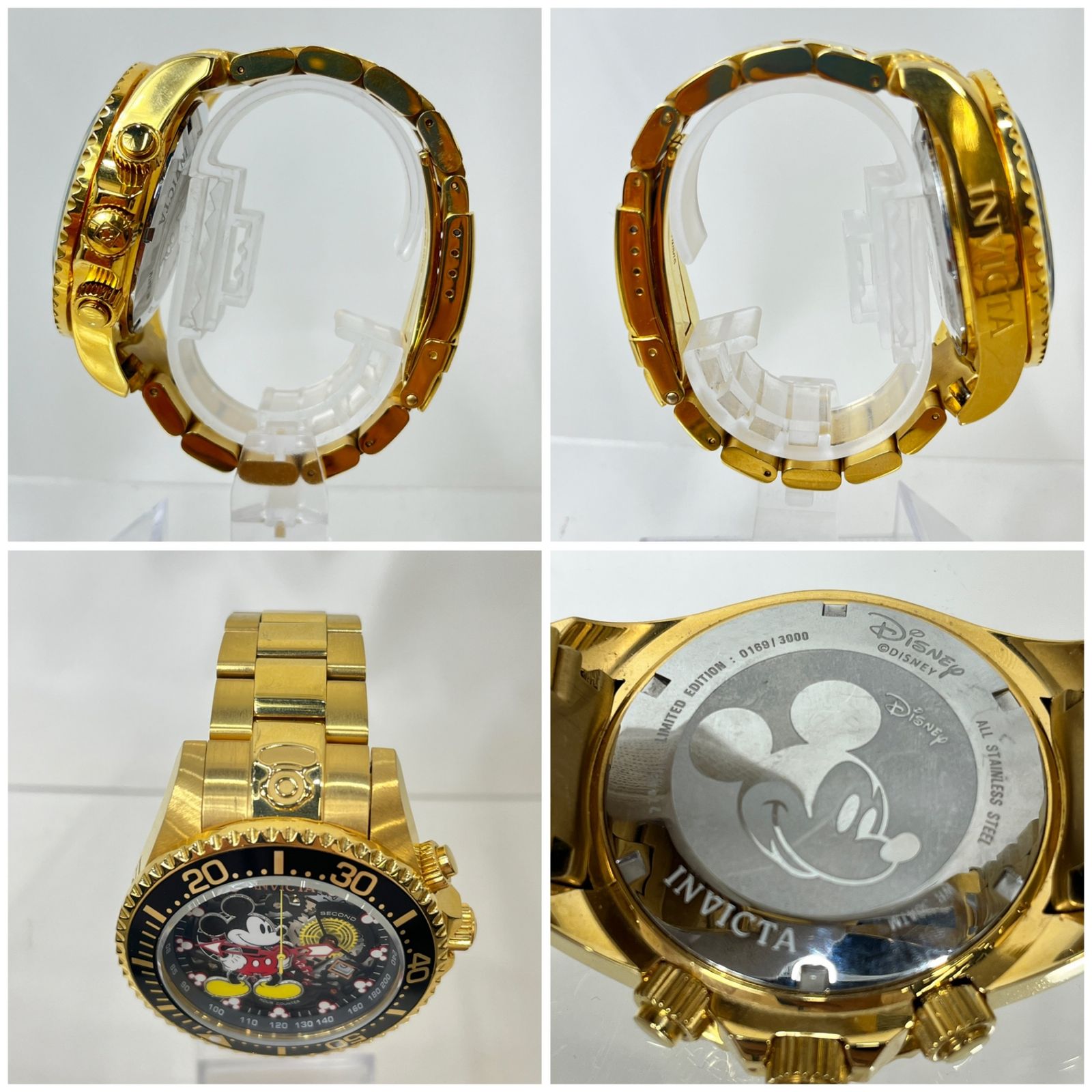 Invicta×Disney インビクタ×ディズニーディズニーコラボ腕時計 駆動