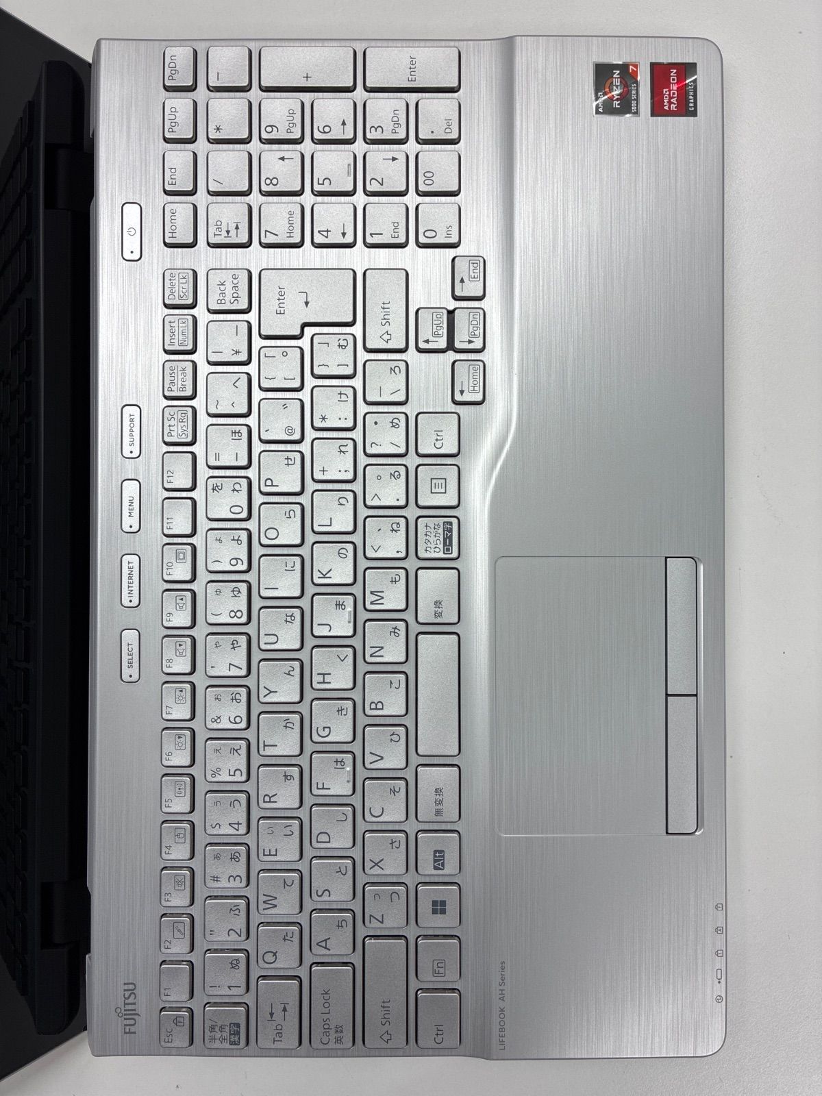 ジャンク 富士通 Windowsノート 全体的に状態悪い - メルカリ