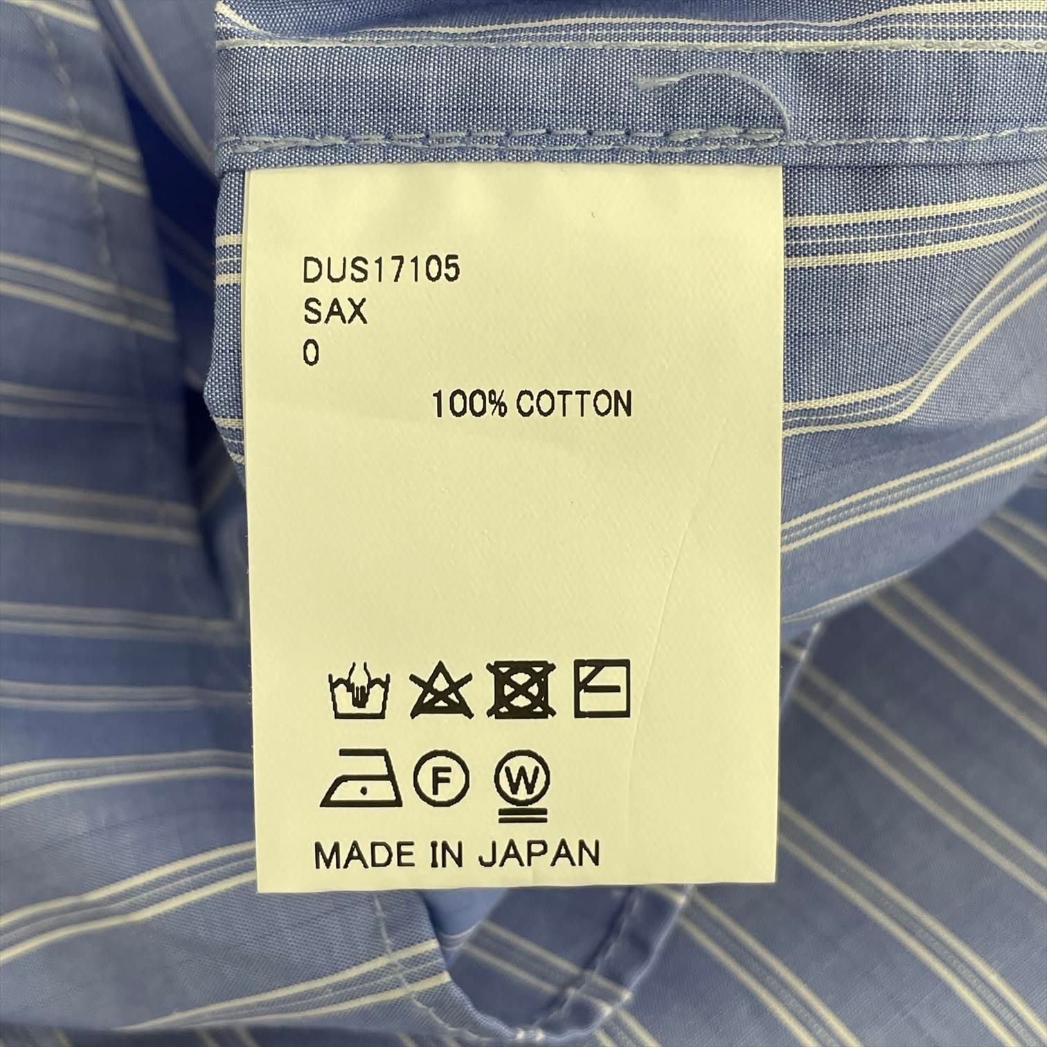 ビッグシャツ DRESSEDUNDRESSED ドレスドアンドレスド 0 ストライプ 