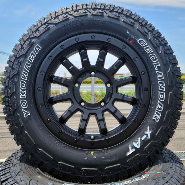 タイヤ・ホイール JB23 YOKOHAMA GEOLANDAR M/T 195R16C JB64 JB23 ジムニー 16インチ タイヤホイール 新品 4本セット YOKOHAMA