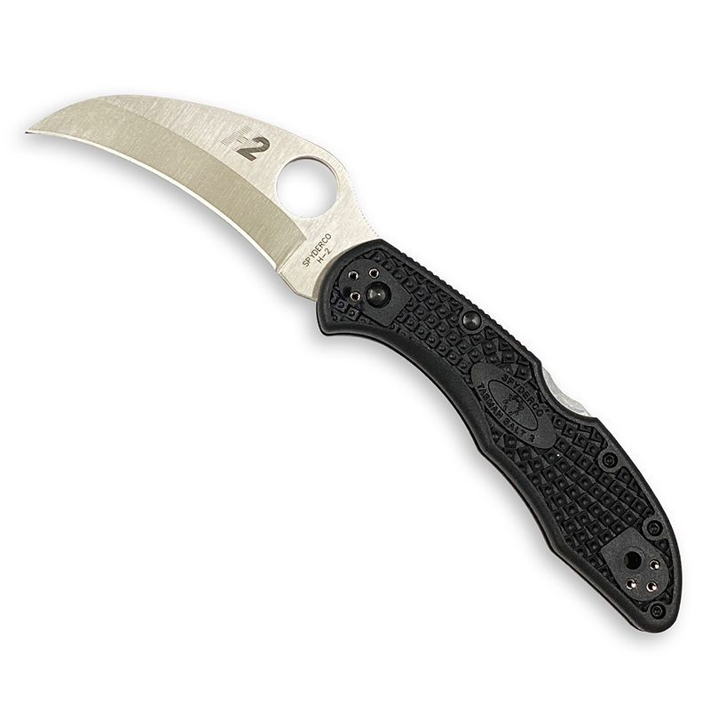 アウトドアナイフ 日本製 C106PBK2 スパイダルコ タスマンソルト2 直刃 ブラック Spyderco サバイバルナイフ