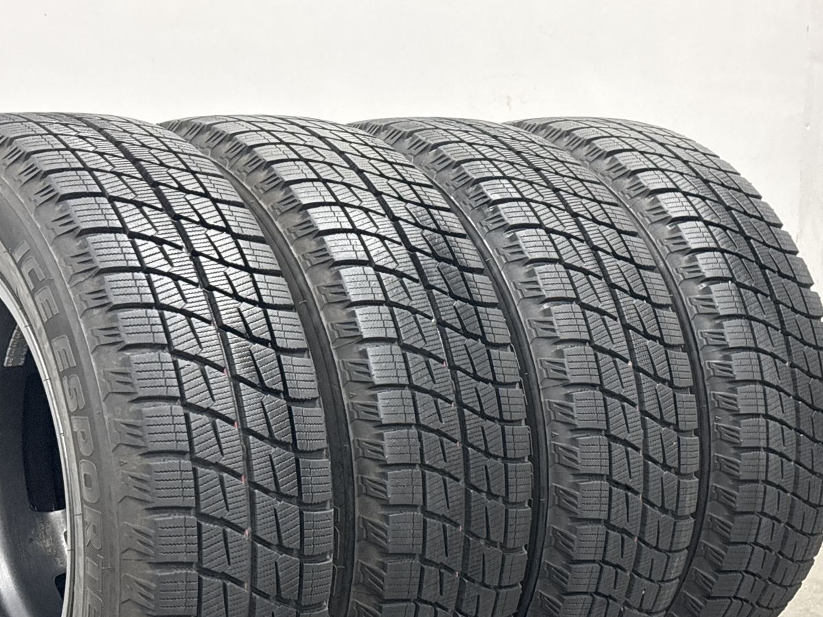 バリ溝 美品】トップラン 15in 6J +45 PCD114.3 アイスエスポルテ 195