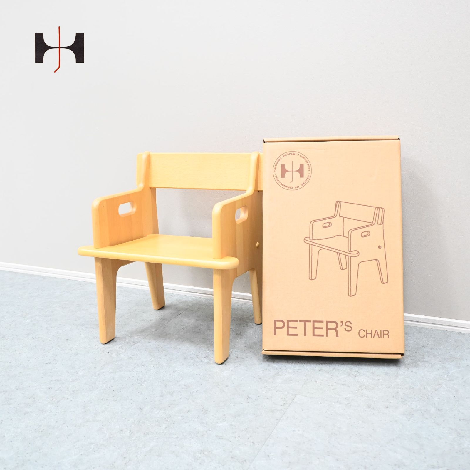 ☆未使用開封品☆JOHANNES HANSEN ヨハネスハンセン 子供用椅子 PETER'S CHAIR ピーターズチェア CH410 ヴィンテージ 希少