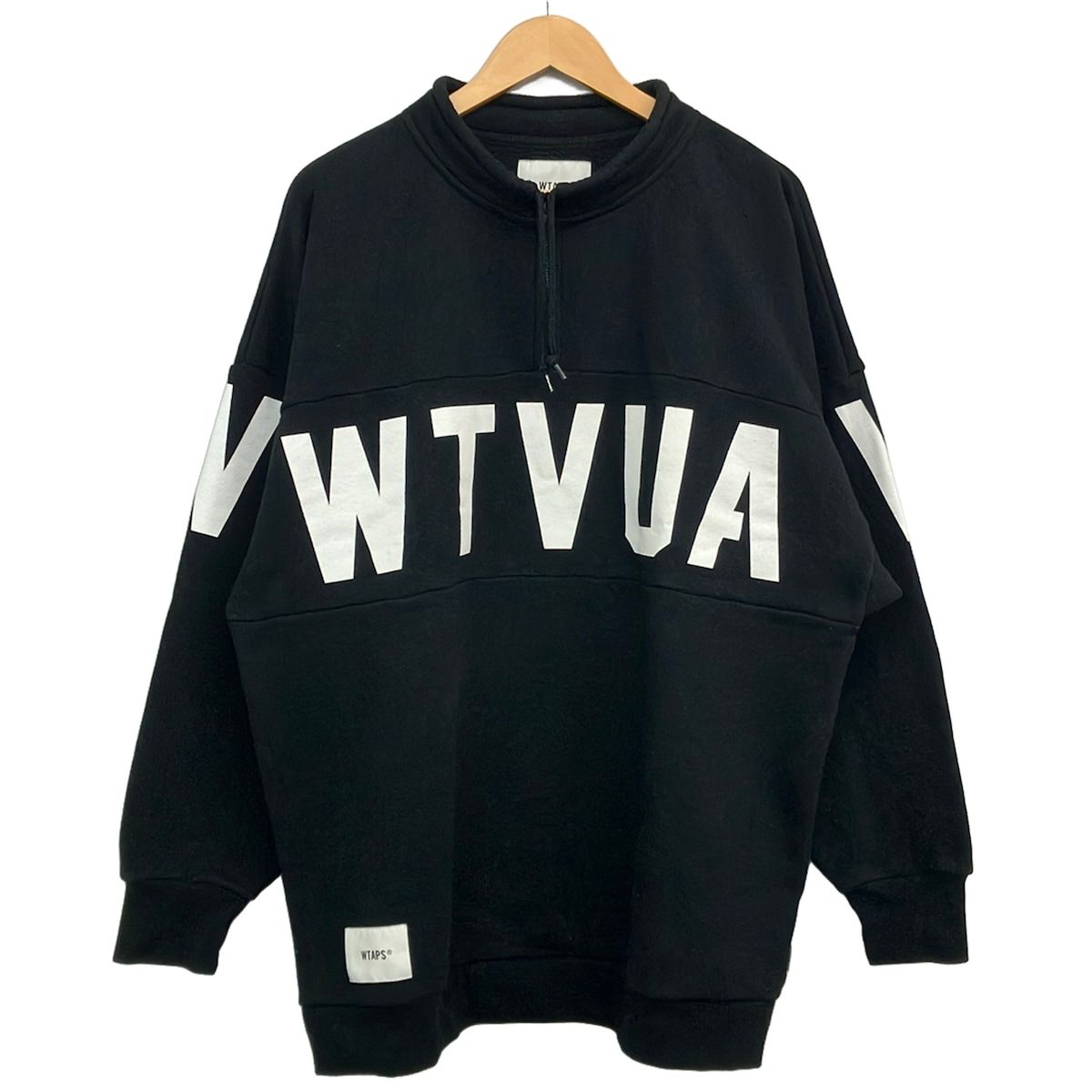 WTAPS トレーナー ダブルタップス WTAPS(ダブルタップス) トレーナー サイズX 04 メンズ - 黒×白 長袖