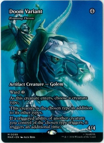 MTG/英語版/ドゥームの変異体/Doom Variant/うろつく玉座/Roaming