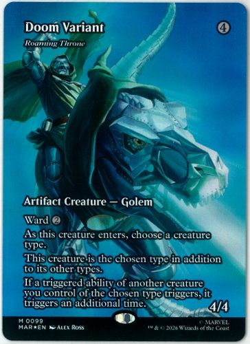 MTG FOIL★ドゥームの変異体　うろつく玉座 トレーディングカード FOIL/MTG/英語版/ドゥームの変異体/Doom Variant