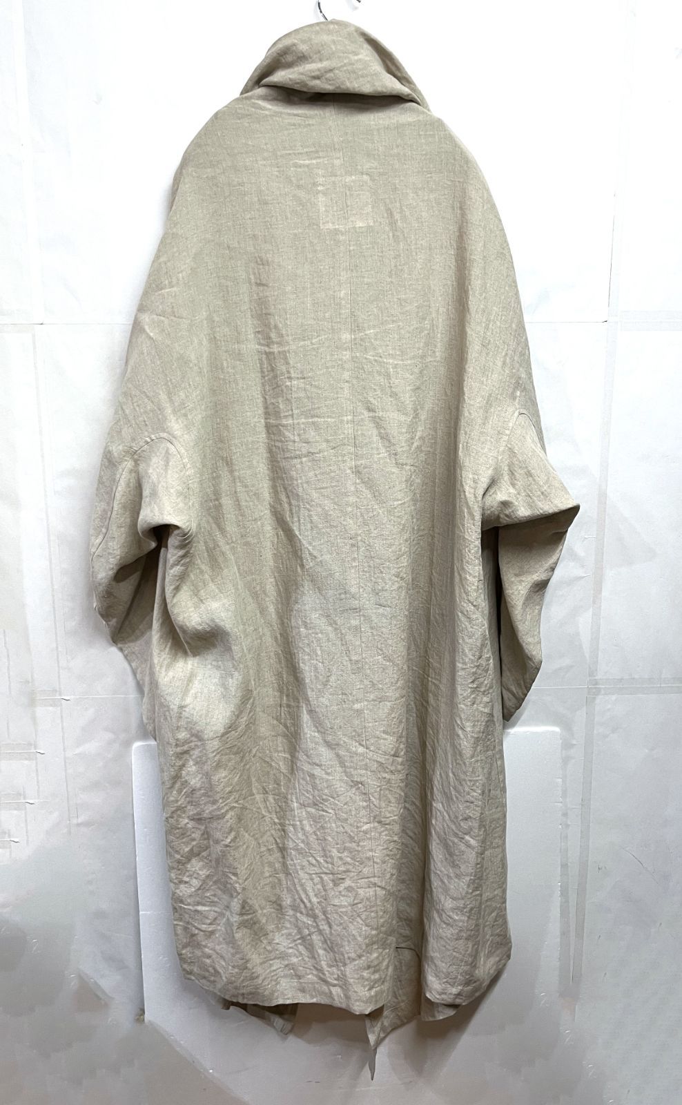 Y's ワイズ ヨウジヤマモト リネンブレンド ロングカーディガン グレー 3 Yohji Yamamoto Y's｜ヨウジヤマモト ワイズ LENO CLOTH LONG CARDIGAN