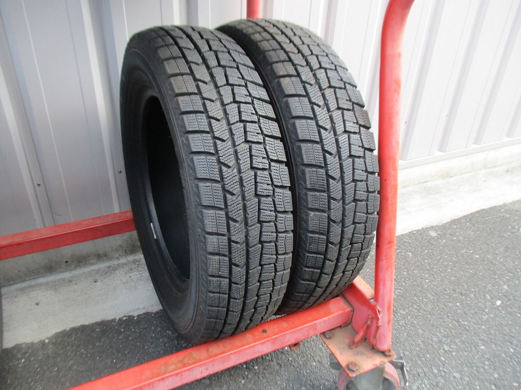★☆165/70R14 81Q ダンロップ WINTER MAXX WM02 スタッドレス 2024年製 2本 送料込 T73870217☆★インボイス領収書発行可能