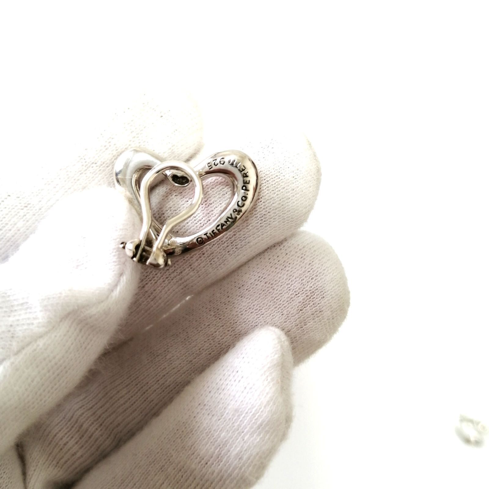 ✨美品✨ Tiffany&Co. ティファニー イヤリング オープンハート SV952