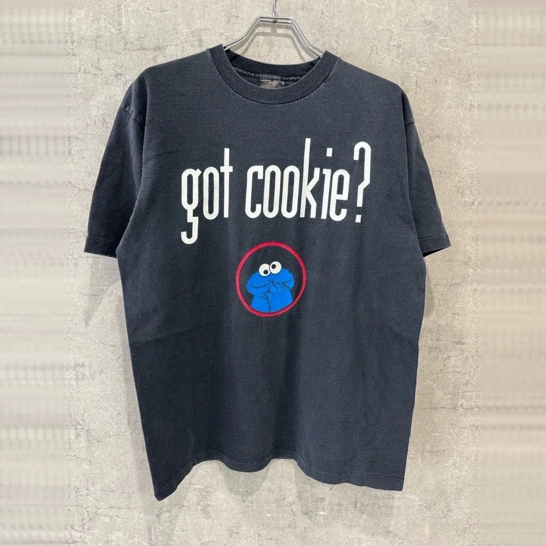 90s セサミストリート SESAME STREET クッキーモンスター COOKIE MONSTER got cookie ? CHANGES vintage 古着