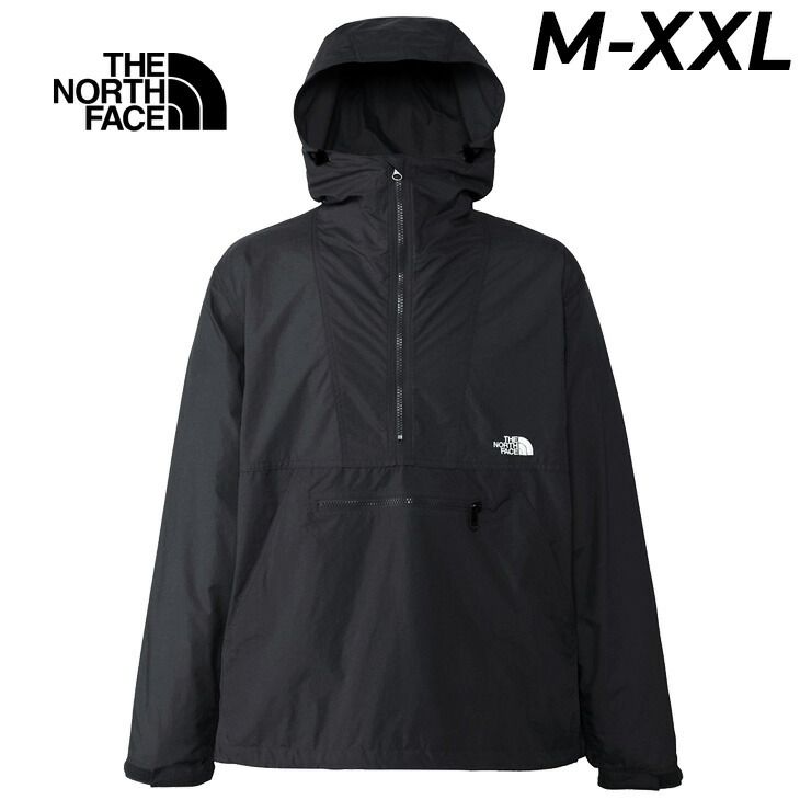 ザ・ノース・フェイス コンパクトアノラック 長袖 メンズ THE NORTH FACE プルオーバー フード付 シェルジャケット ナイロンパーカー 収納袋付き 軽量 撥水 はっ水 防風 キャンプ ウェア ウエア /NP22630