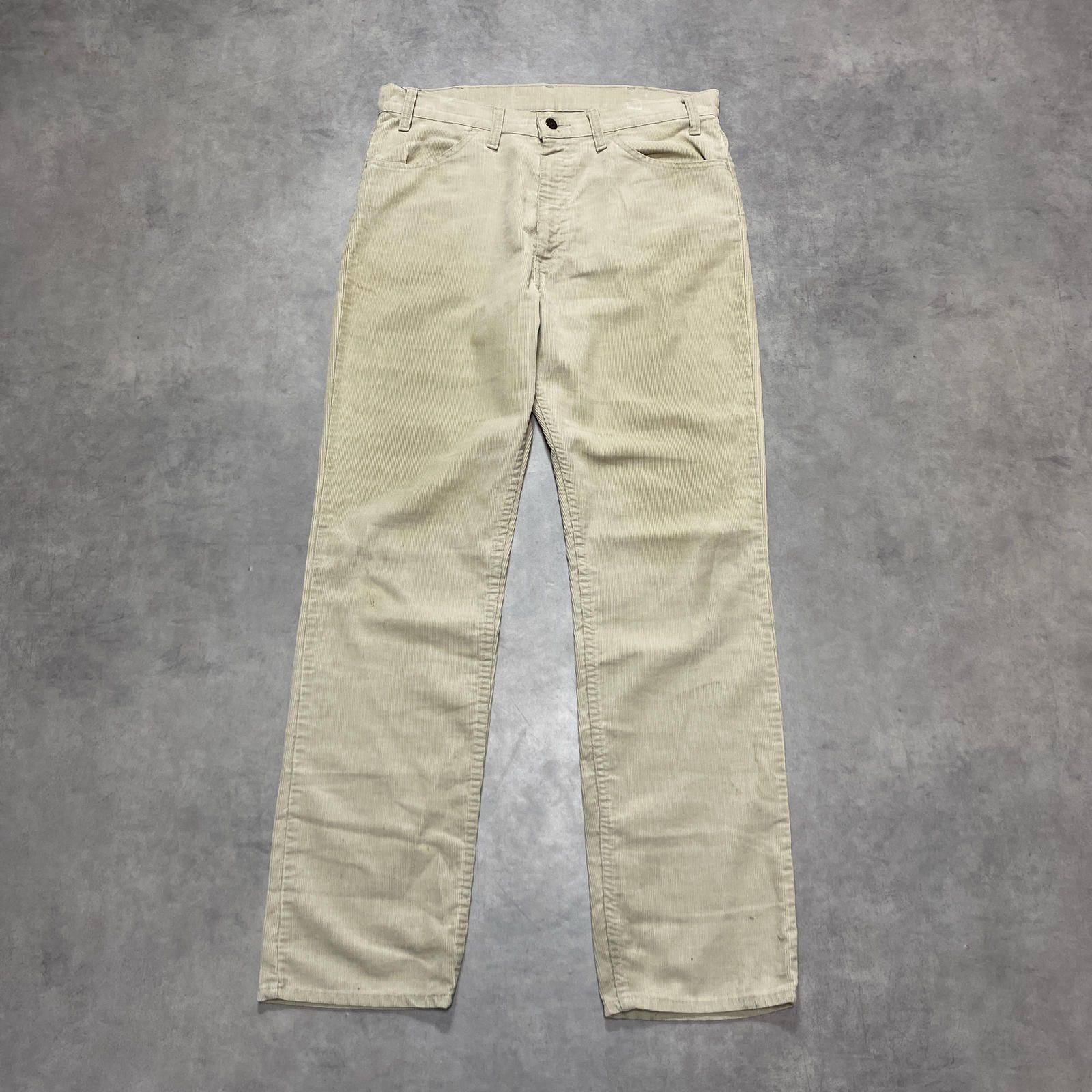リーバイスコーデュロイパンツ ベージュ 519 80s Levi