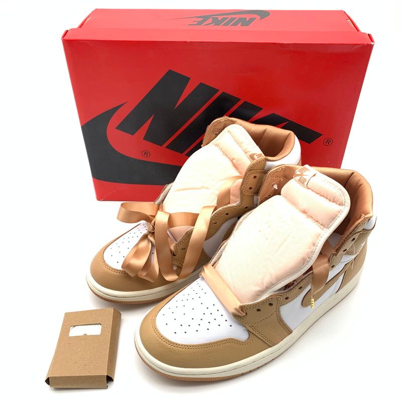 【中古美品】 NIKE ナイキ FN6622-201 WMNS AIR JORDAN 1 RETRO HIGH OG ”PRALINE