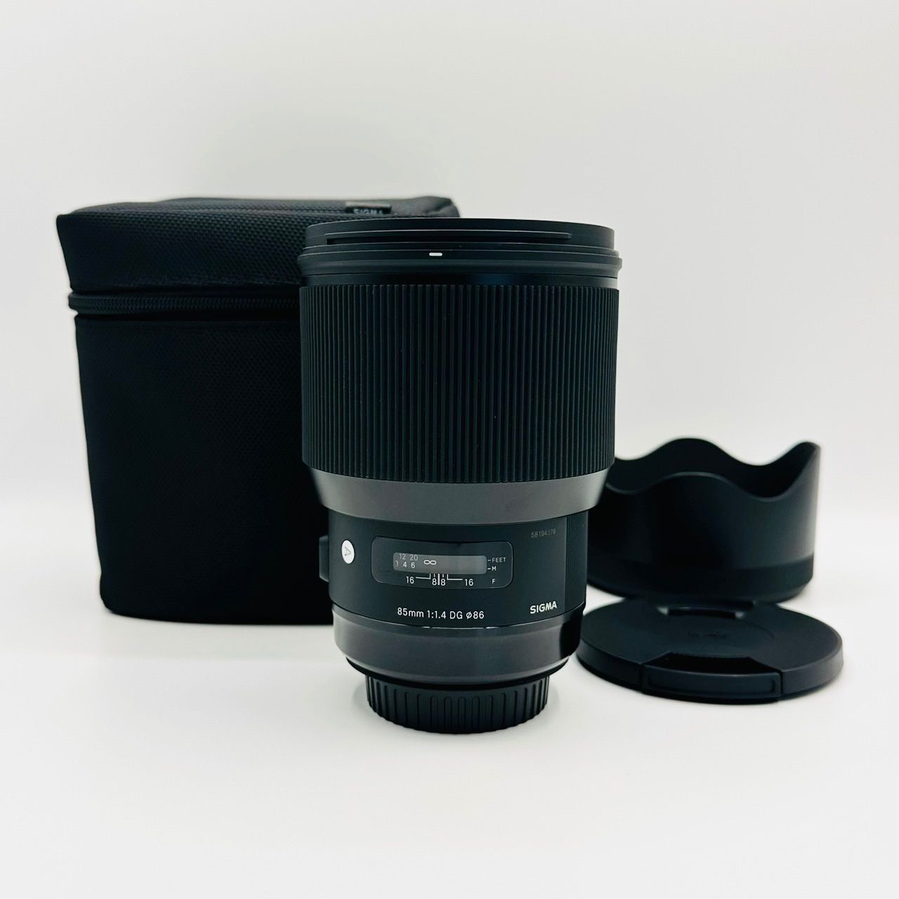 シグマ(Sigma) レンズ 85mm F1.4 DG HSM Canon キヤノン EFマウント 単焦点 望遠 フルサイズ 一眼レフ用 Art