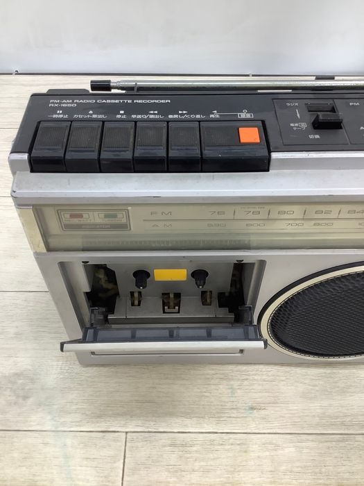 H12 ナショナル 松下電器 RX-1650 ラジオ カセット レコーダー 昭和