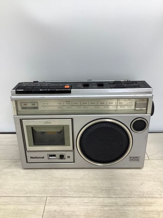 H12 ナショナル 松下電器 RX-1650 ラジオ カセット レコーダー 昭和